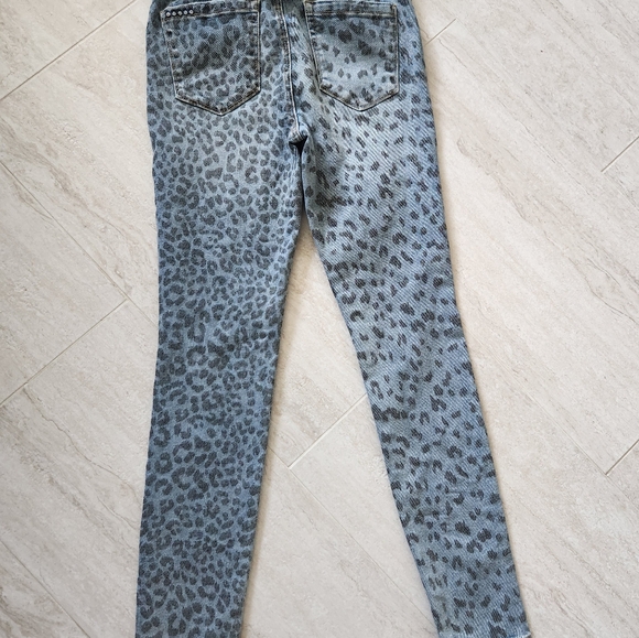 Blanc NYC Leopard Skinny Jeans  sz 27 - Picture 3 of 4